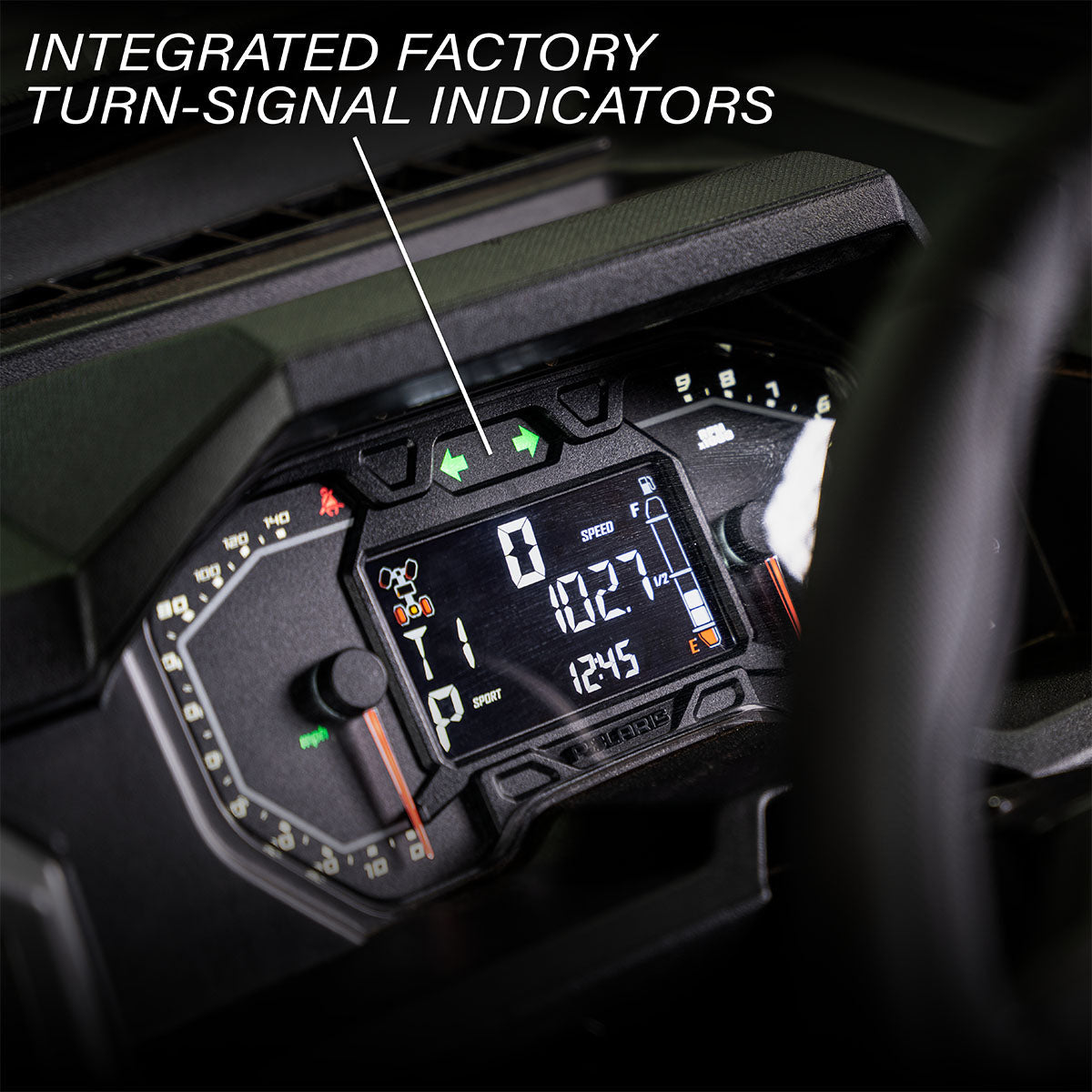 Turn-Signal Plug-&-Play Kit | 2024-2027 Polaris Ranger 1500 | Sequential Front LED Lights w/Taillight Integration