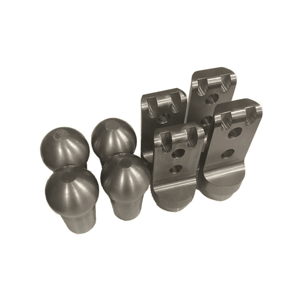 Polaris Pro R Cage Bung Set Domed Style — Polaris PRO R Cage Bung Set Domed Style AJK Offroad 4 Seats 1.75 OD .120 wall