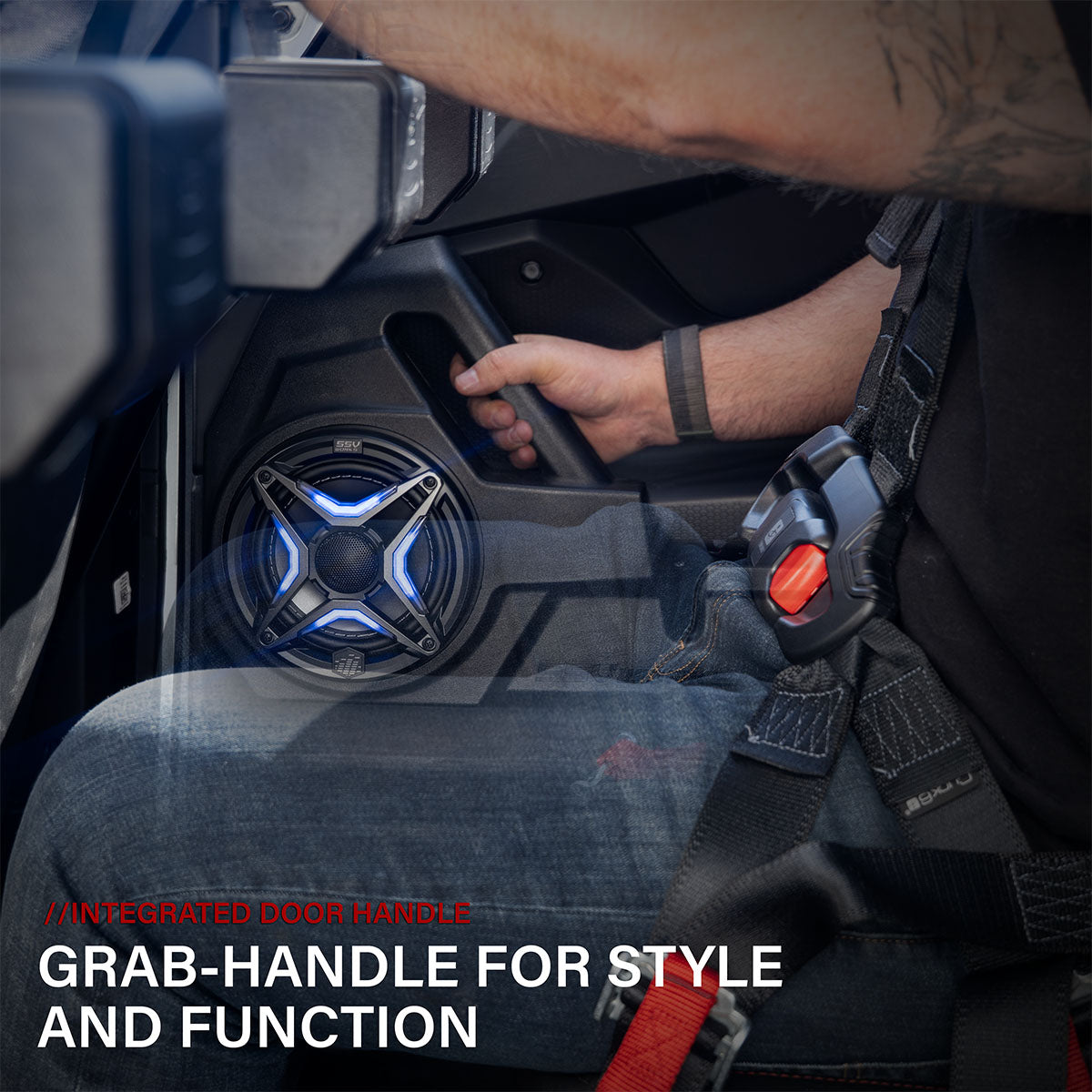 2025-2027 Polaris® RZR Pro R / Pro S / Pro XP Rear-Door 6.5" Speaker Pods w/Integrated Handle