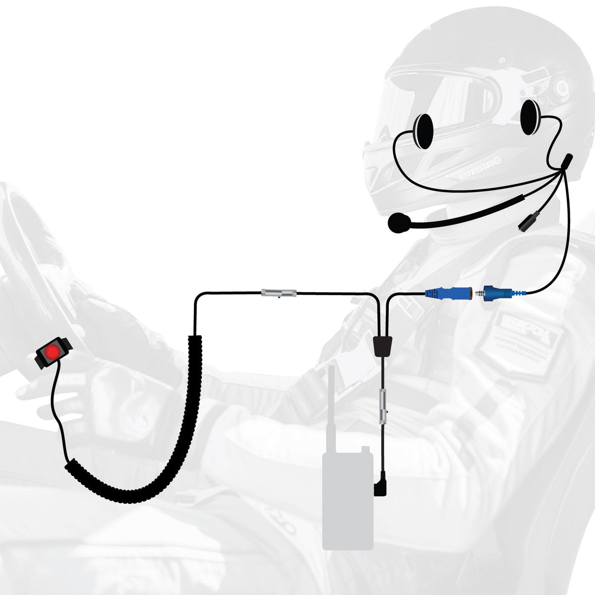 Wired Driver Only Communication Kit without Radio –