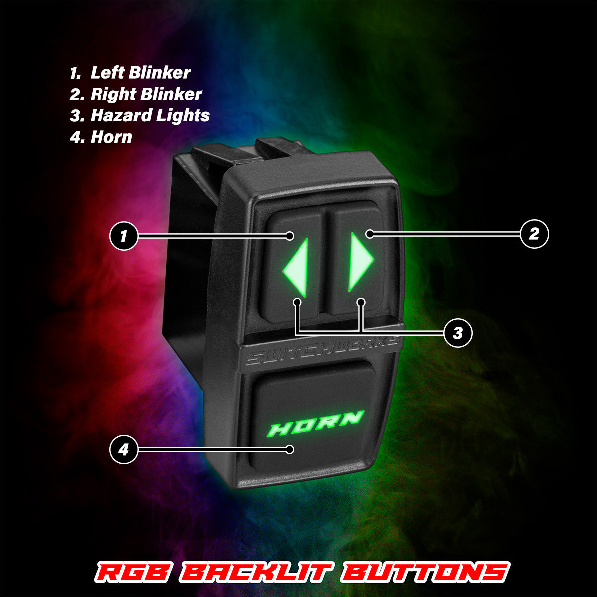 Turn-Signal Plug-&-Play Kit | 2017-2026 Can-Am X3 | Sequential Front Fang Lights w/Taillight Integration