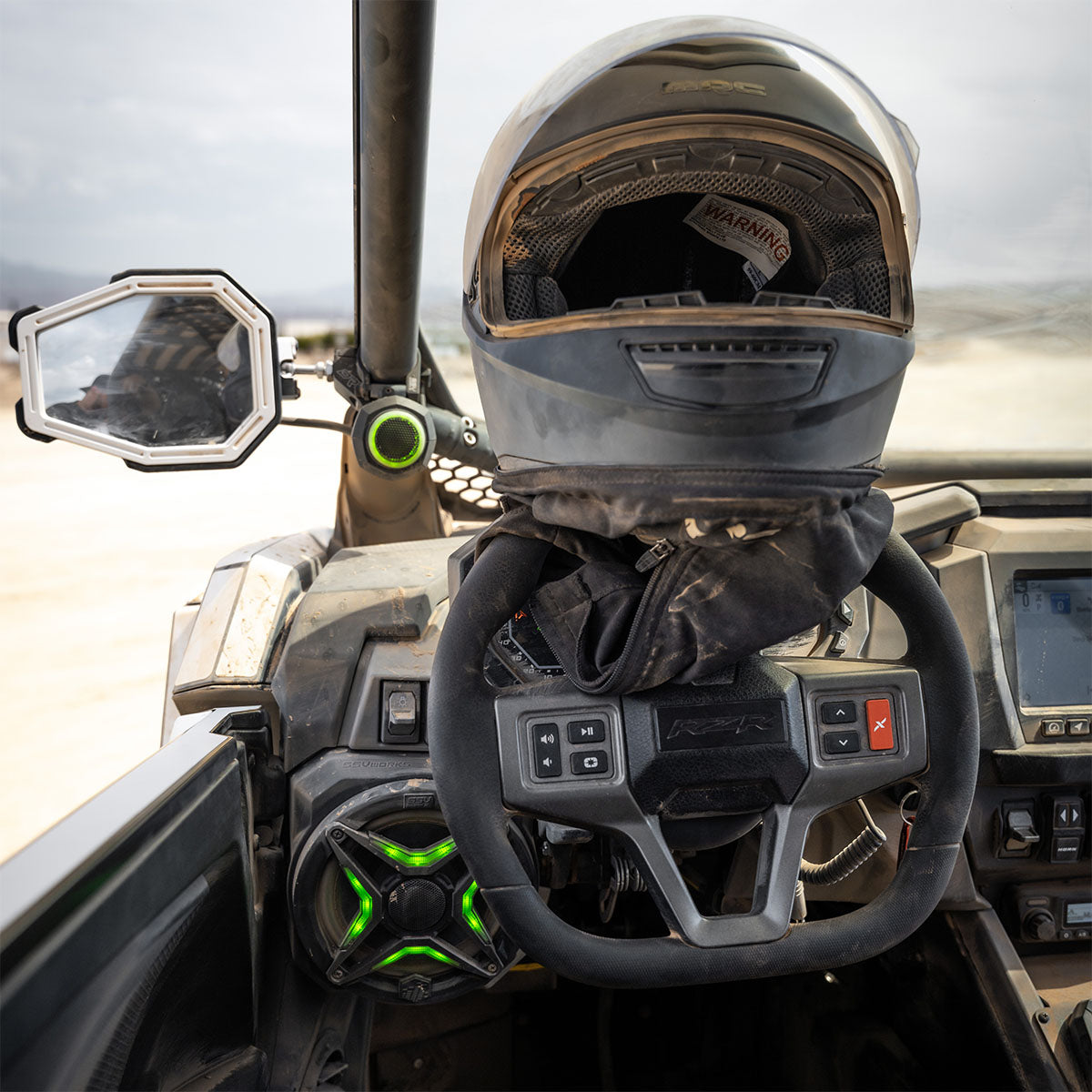 Universal 1" Cage-Pod Tweeters w/RGB Ring for UTV Audio Systems