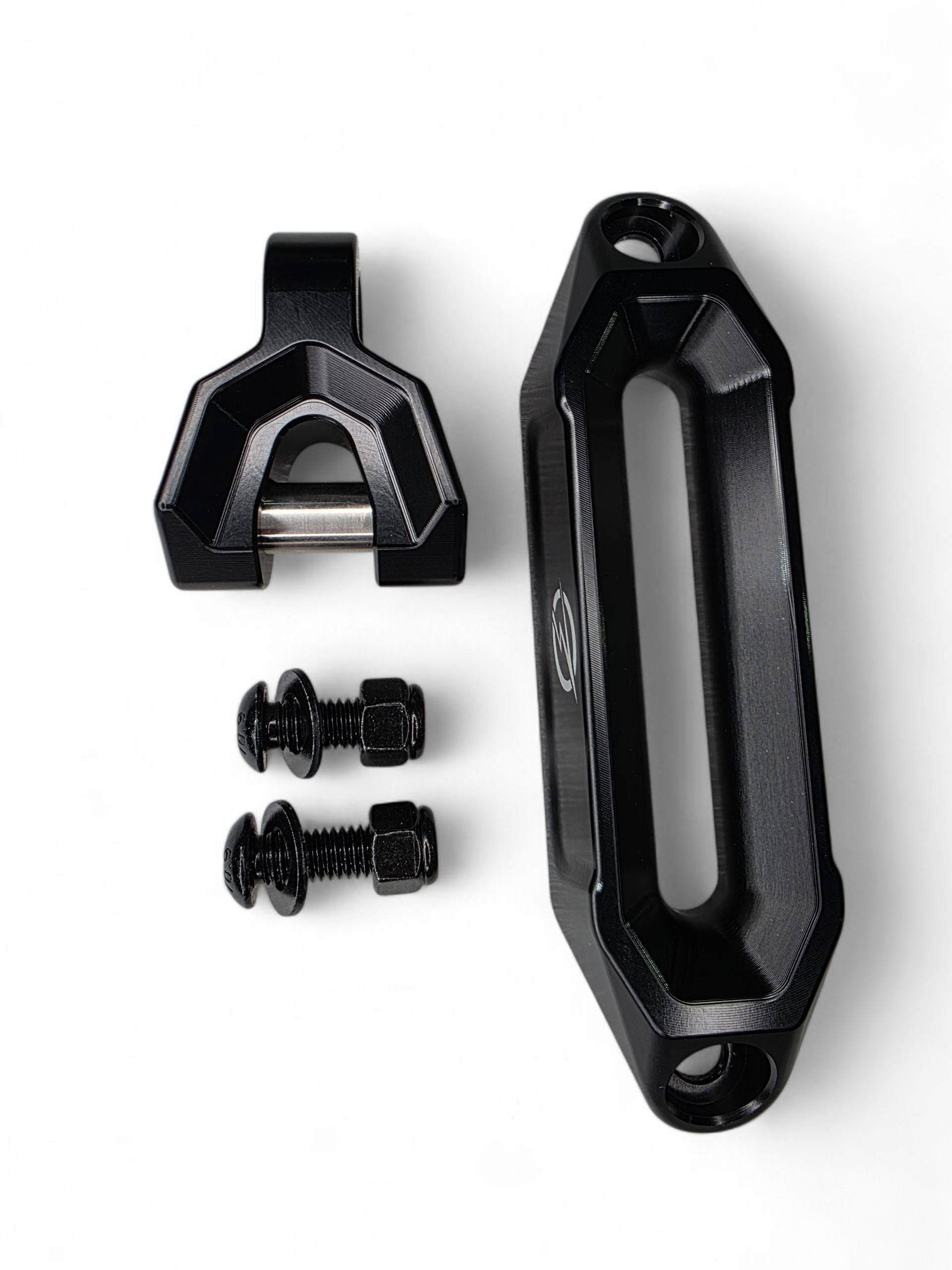 Elektric Offroad Designs UTV Winch Fairlead and Hook (Black)