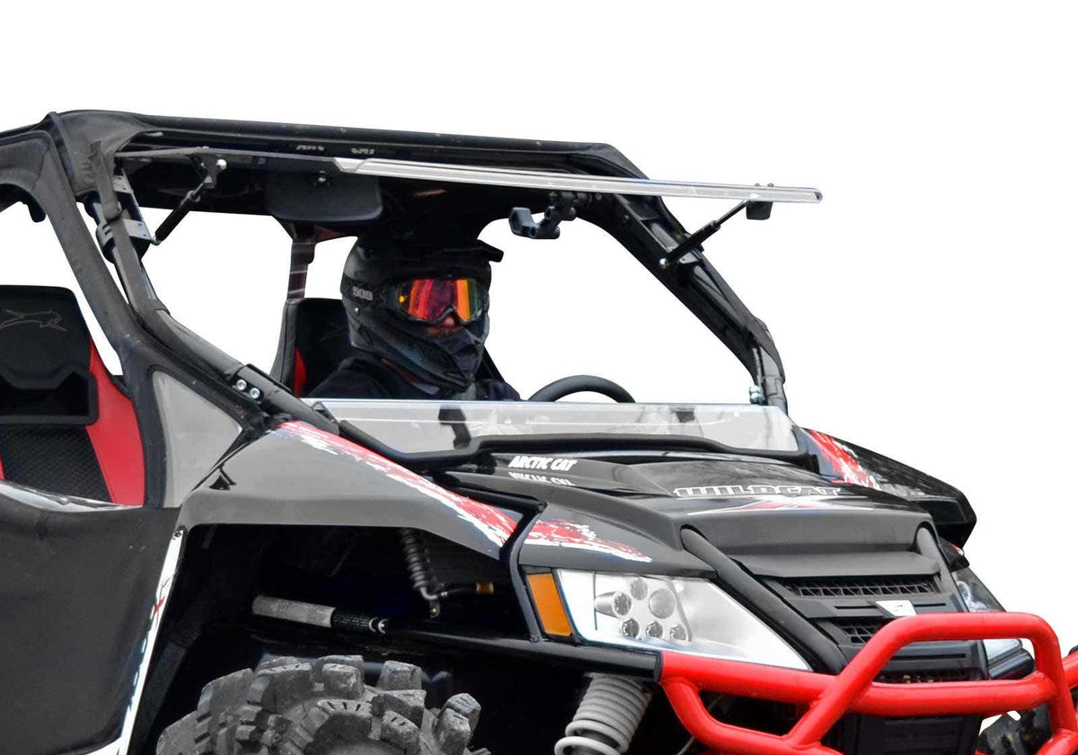 SuperATV Flip Windshield for Arctic Cat Wildcat