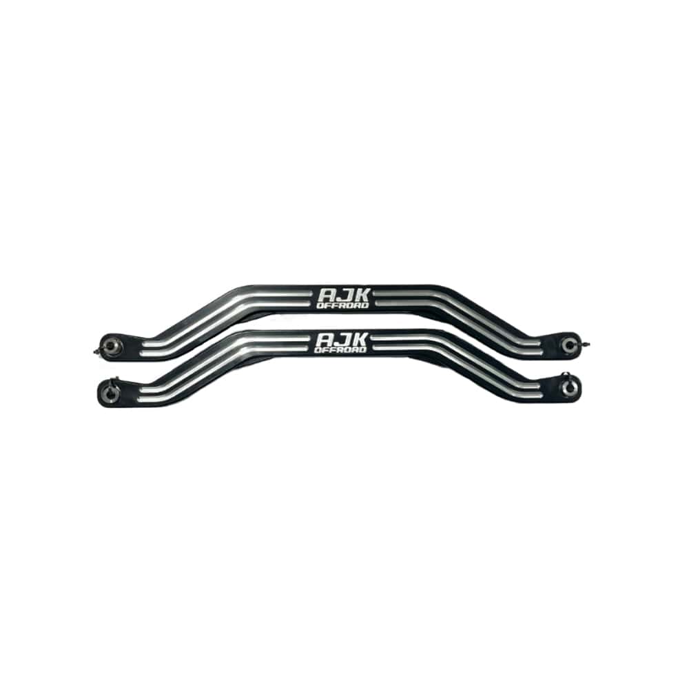 Polaris Pro R / Turbo R High Clearance Radius Rods — Polaris Pro R / Turbo R High Clearance Radius Rods by AJK Offroad Black Lower Rods