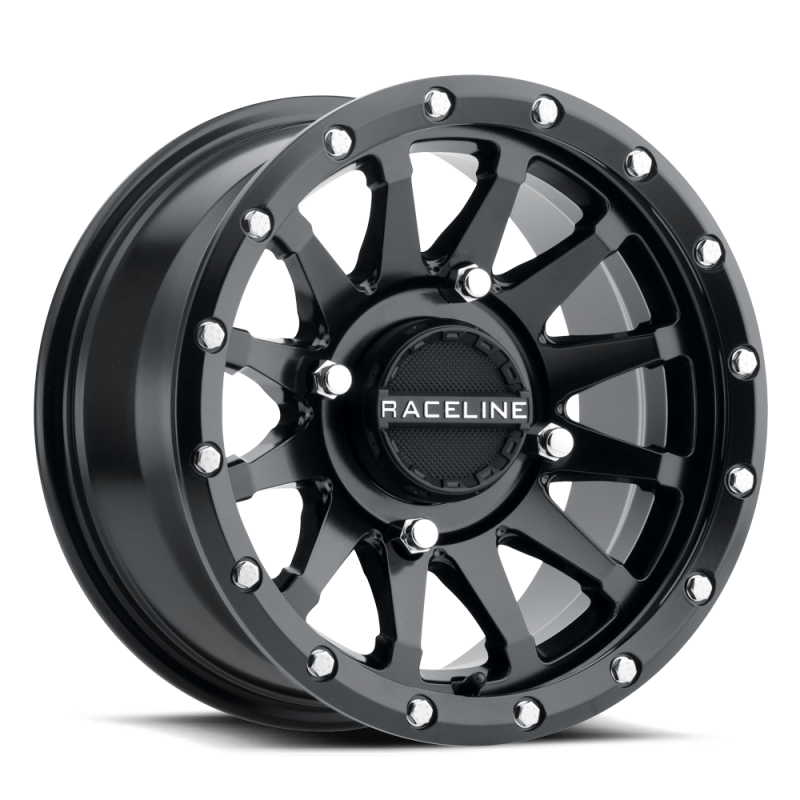 Raceline Trophy 14x7 UTV Wheel – 4x110 Satin Black