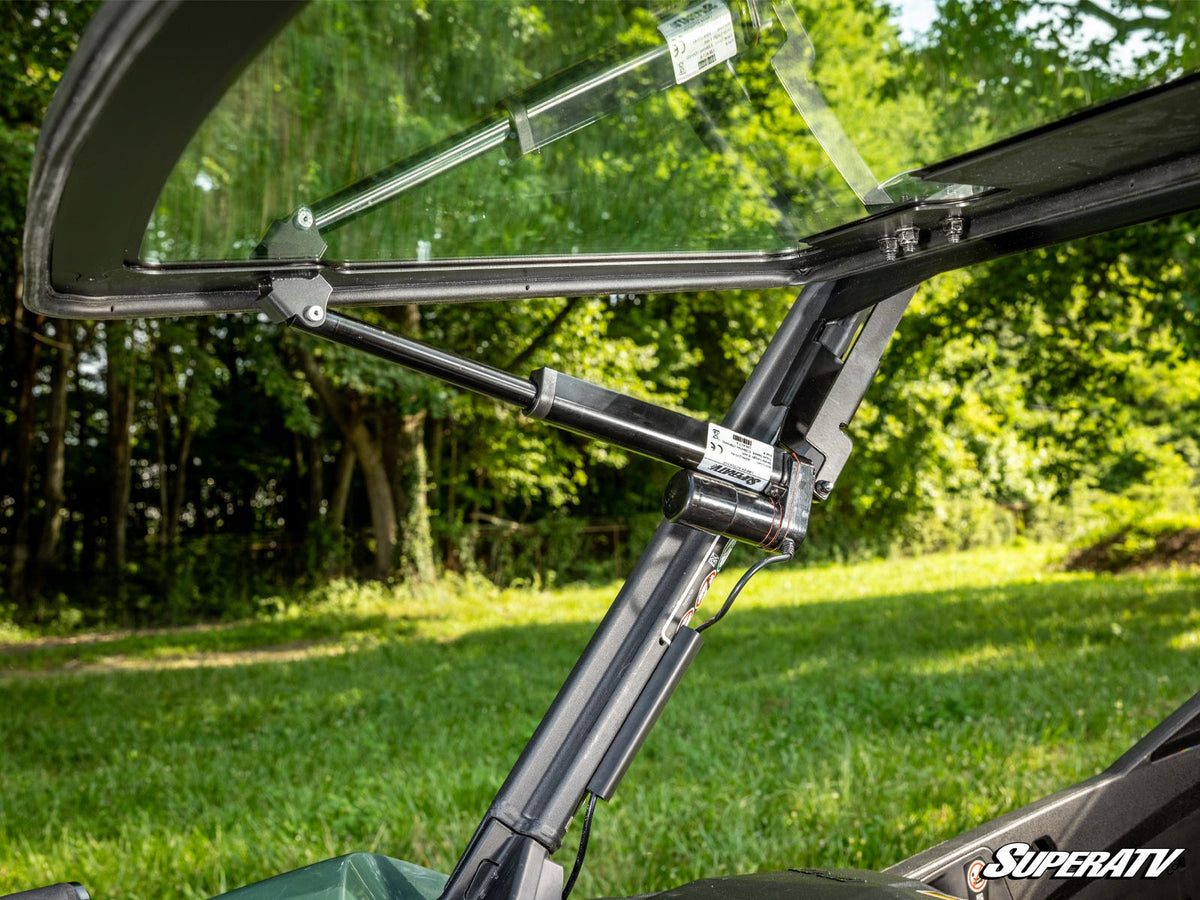 SuperATV MaxDrive Power Flip Glass Windshield for Can-Am Maverick Sport - image 6