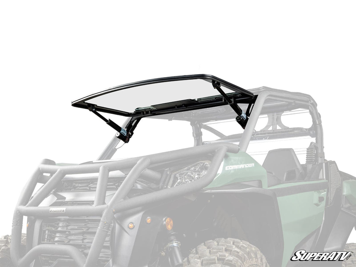 SuperATV MaxDrive Power Flip Glass Windshield for Can-Am Maverick Sport - image 8