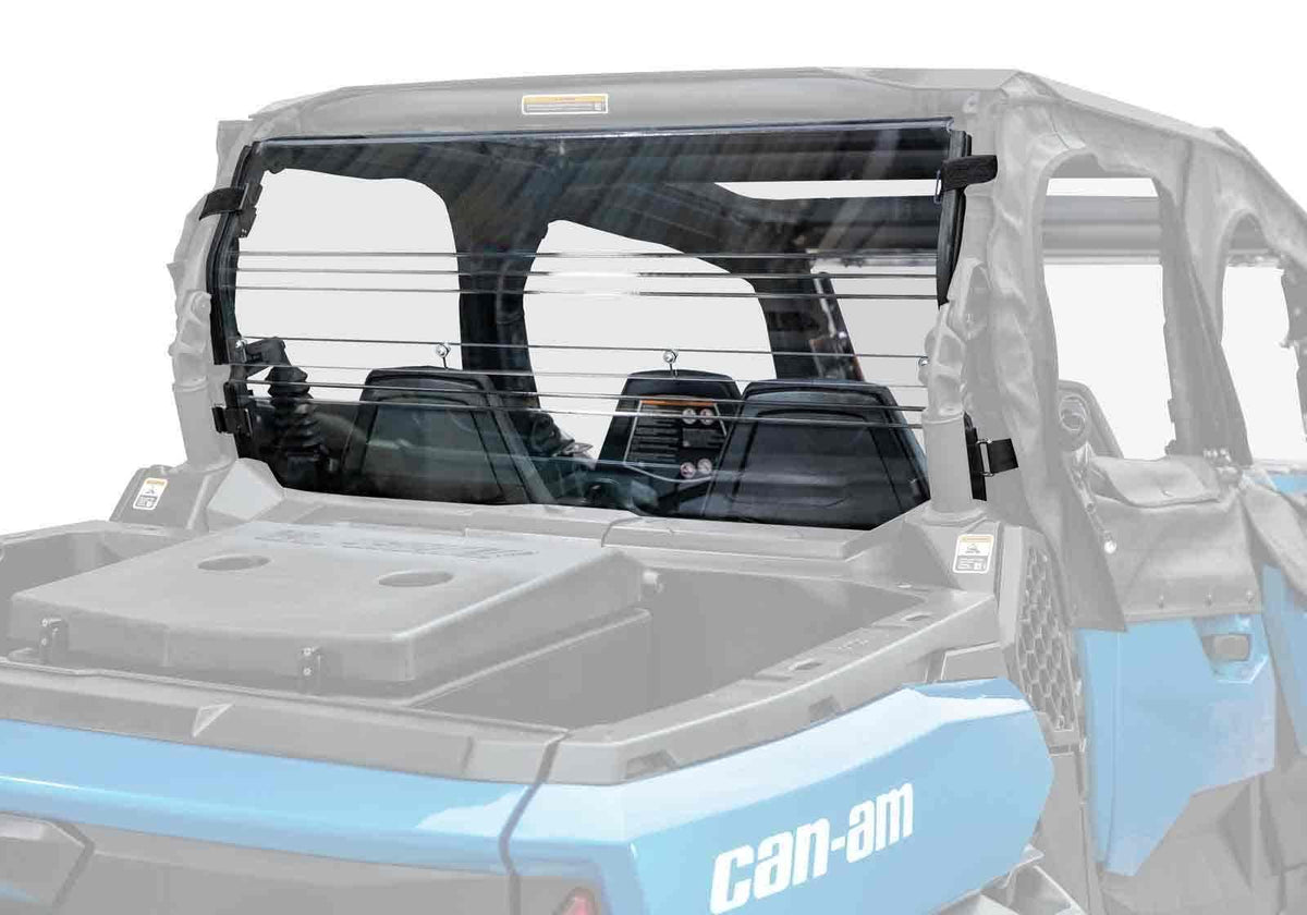 SuperATV Rear Windshield for Can-Am Commander