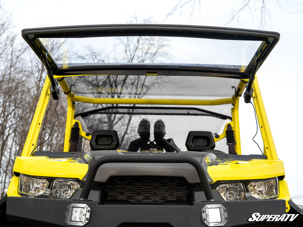 SuperATV HD8 MaxDrive Power Flip Windshield for Can-Am Defender - image 3