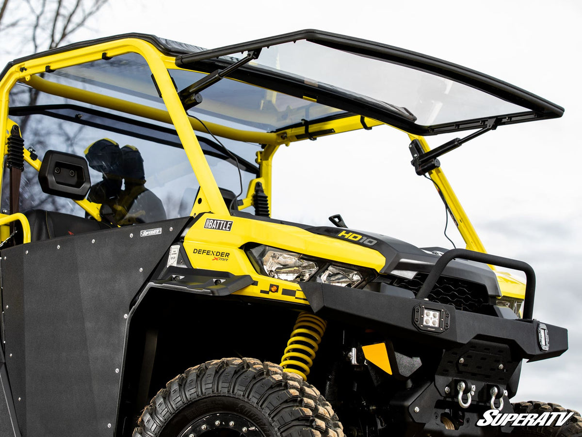 SuperATV HD7 MaxDrive Power Flip Windshield for Can-Am Defender - image 6