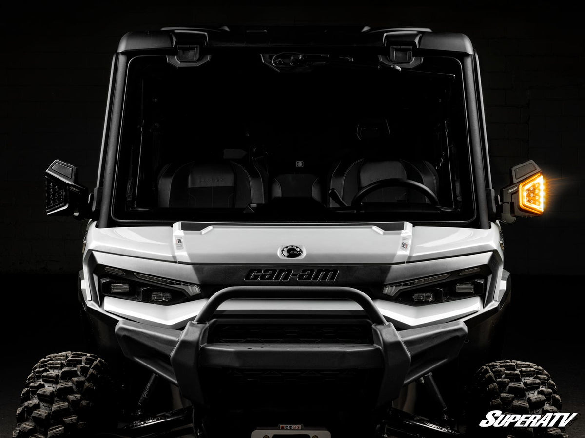 SuperATV Mirror Mounts for OEM Doors for Can-Am Defender - image 2