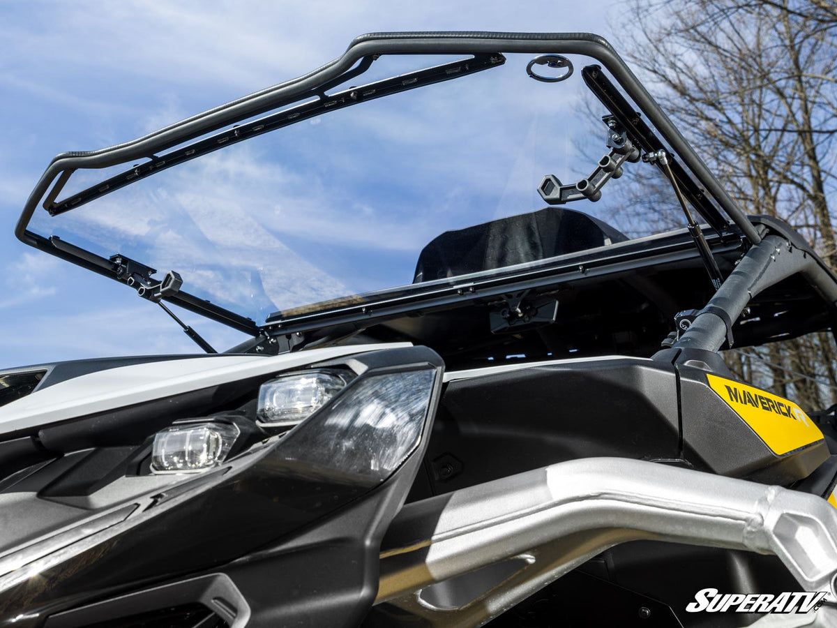 SuperATV Scratch-Resistant Flip Windshield for Can-Am Maverick R - image 12
