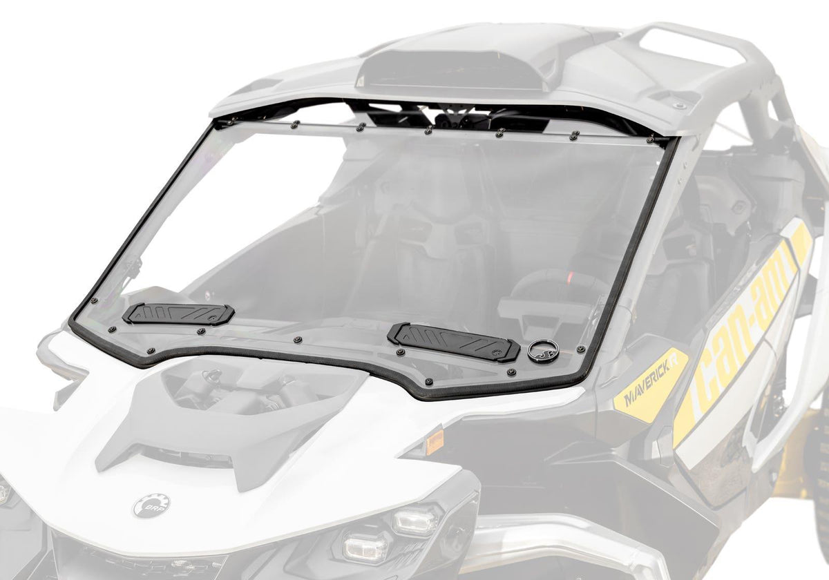 SuperATV Vented Full Windshield for Can-Am Maverick R