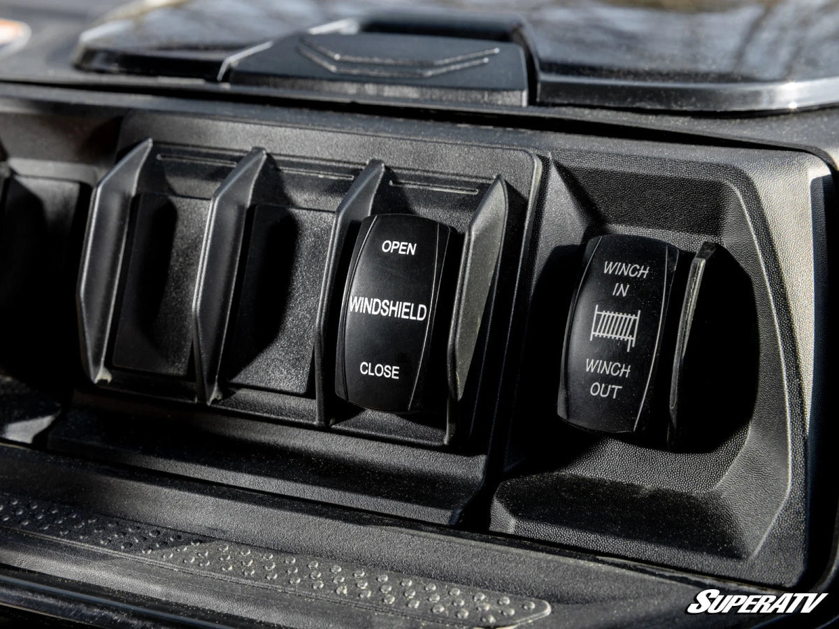 Can - Am Maverick R MaxDrive Power Flip Windshield - Rad UTV Parts