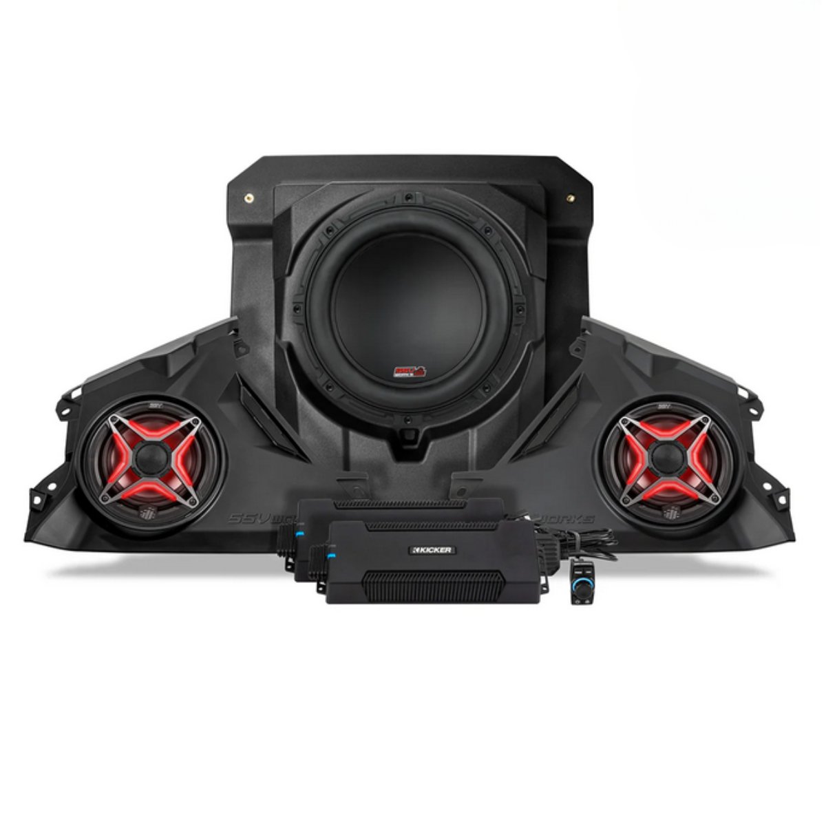 Can - Am Maverick R V - Spec 1650 Watt Speaker Systems | SSV Works - Rad UTV Parts