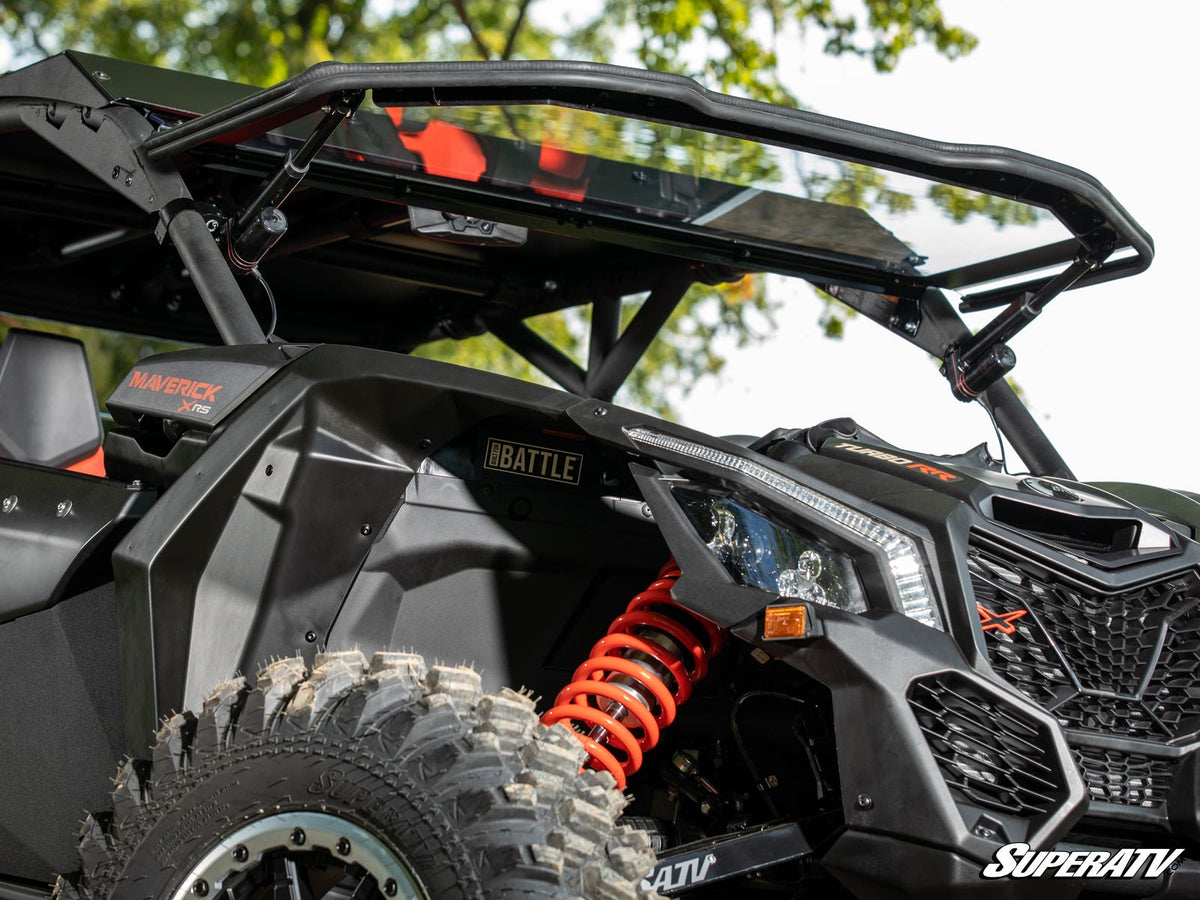 SuperATV MaxDrive Power Flip Windshield for Can-Am Maverick X3 - image 5