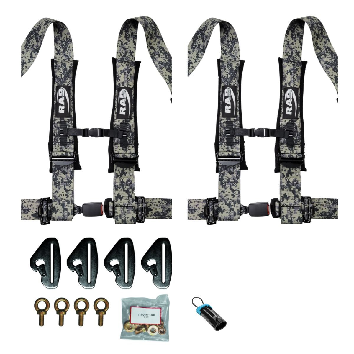 CAN - AM X3 4 - Point Harness Quick Release Auto Latch Harness Kit | Rad UTV Parts - Rad UTV Parts