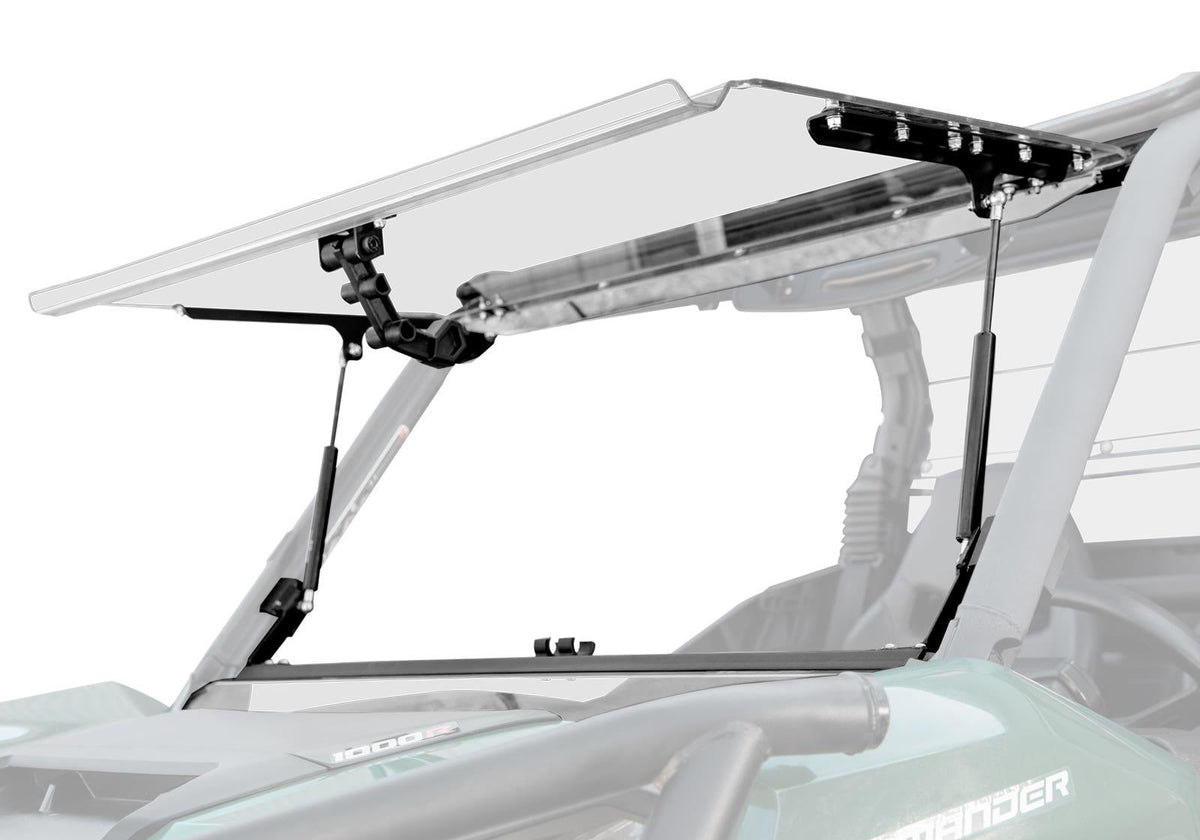 SuperATV Flip Windshield for Can-Am Maverick Sport