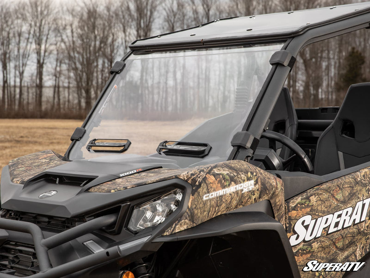 SuperATV Vented Full Windshield for Can-Am Commander - image 11