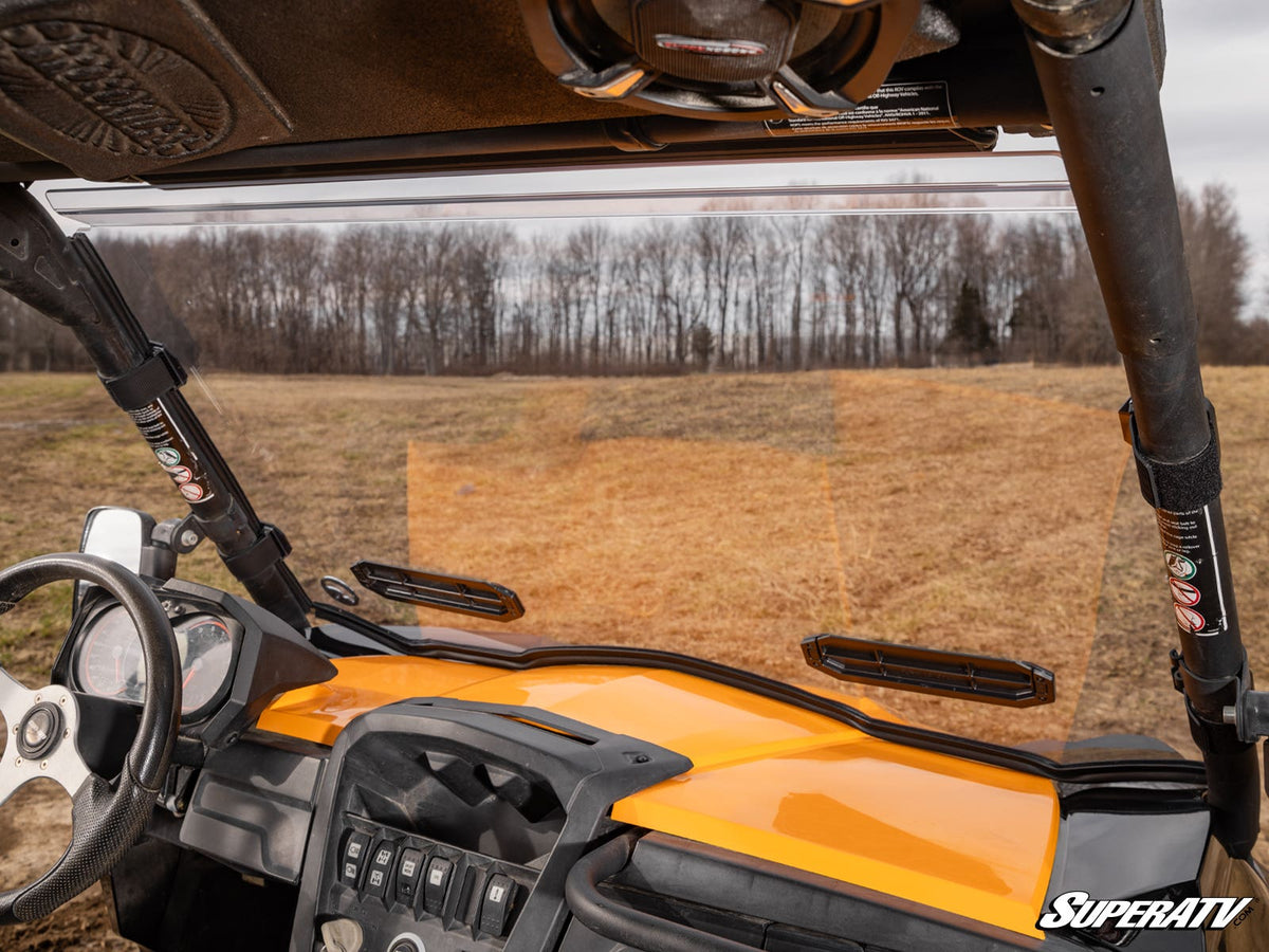 SuperATV Vented Full Windshield for Can-Am Commander - image 5