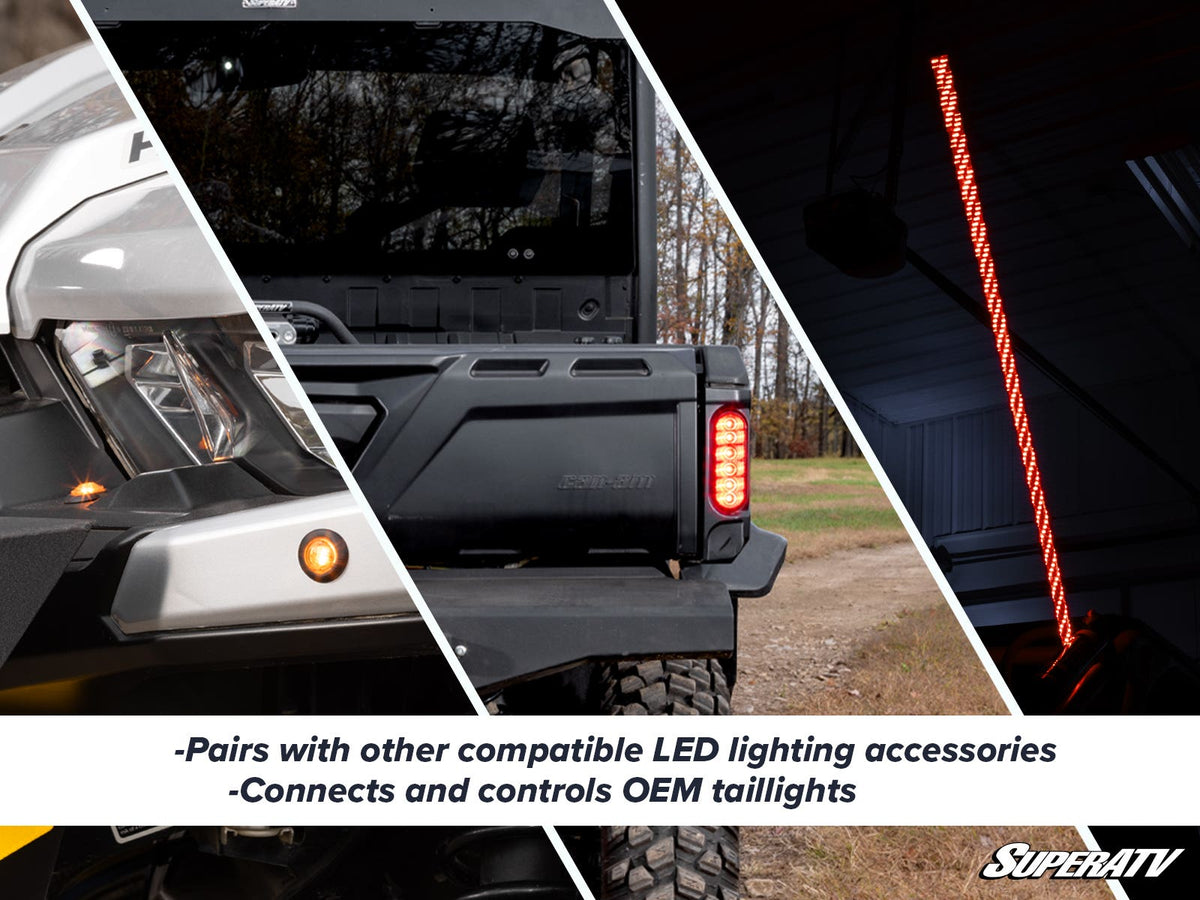 SuperATV HD5 Deluxe Self-Canceling Turn Signal Kit for Can-Am Defender - image 11