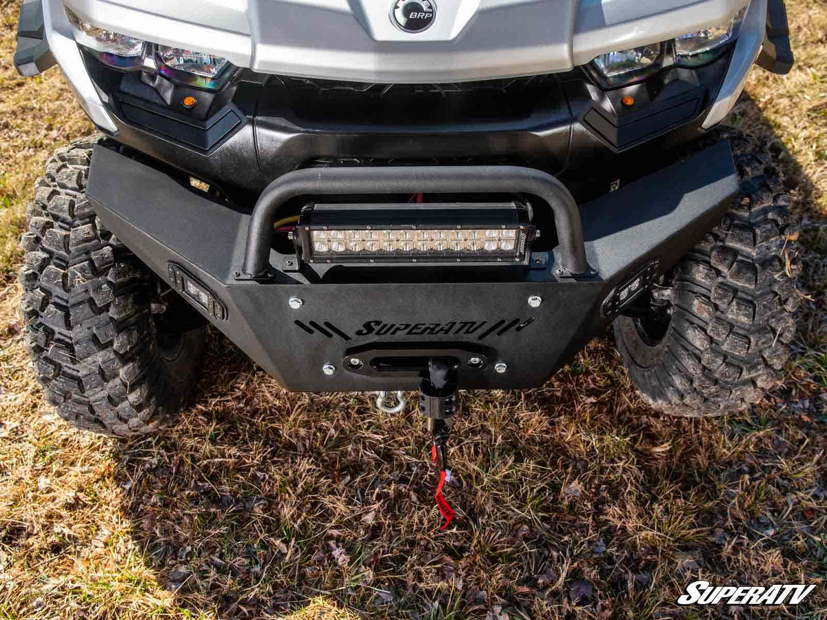 SuperATV HD7 Heavy Weight Winch-Ready Front Bumper for Can-Am Defender - image 15