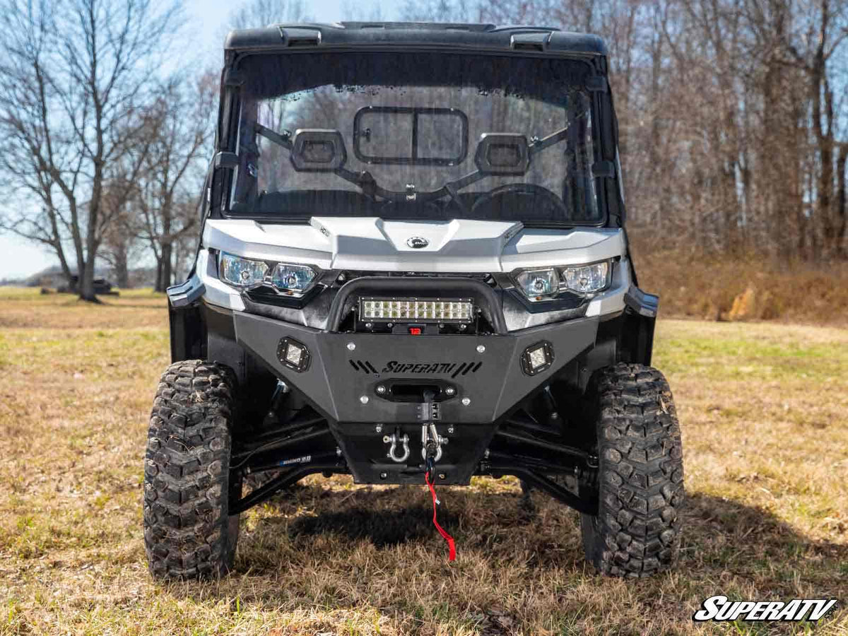 SuperATV HD7 Heavy Weight Winch-Ready Front Bumper for Can-Am Defender - image 12