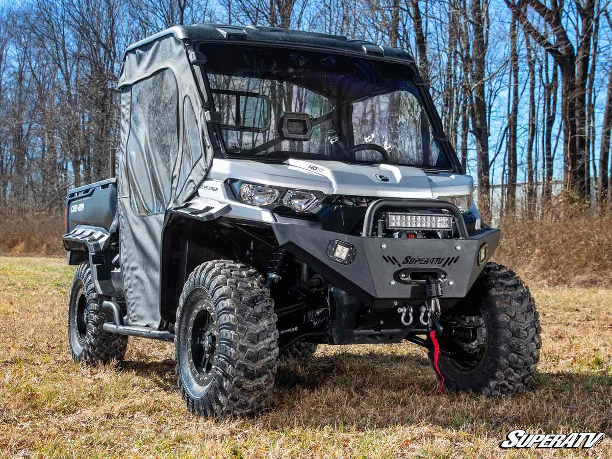 SuperATV HD9 Heavy Weight Winch-Ready Front Bumper for Can-Am Defender - image 6