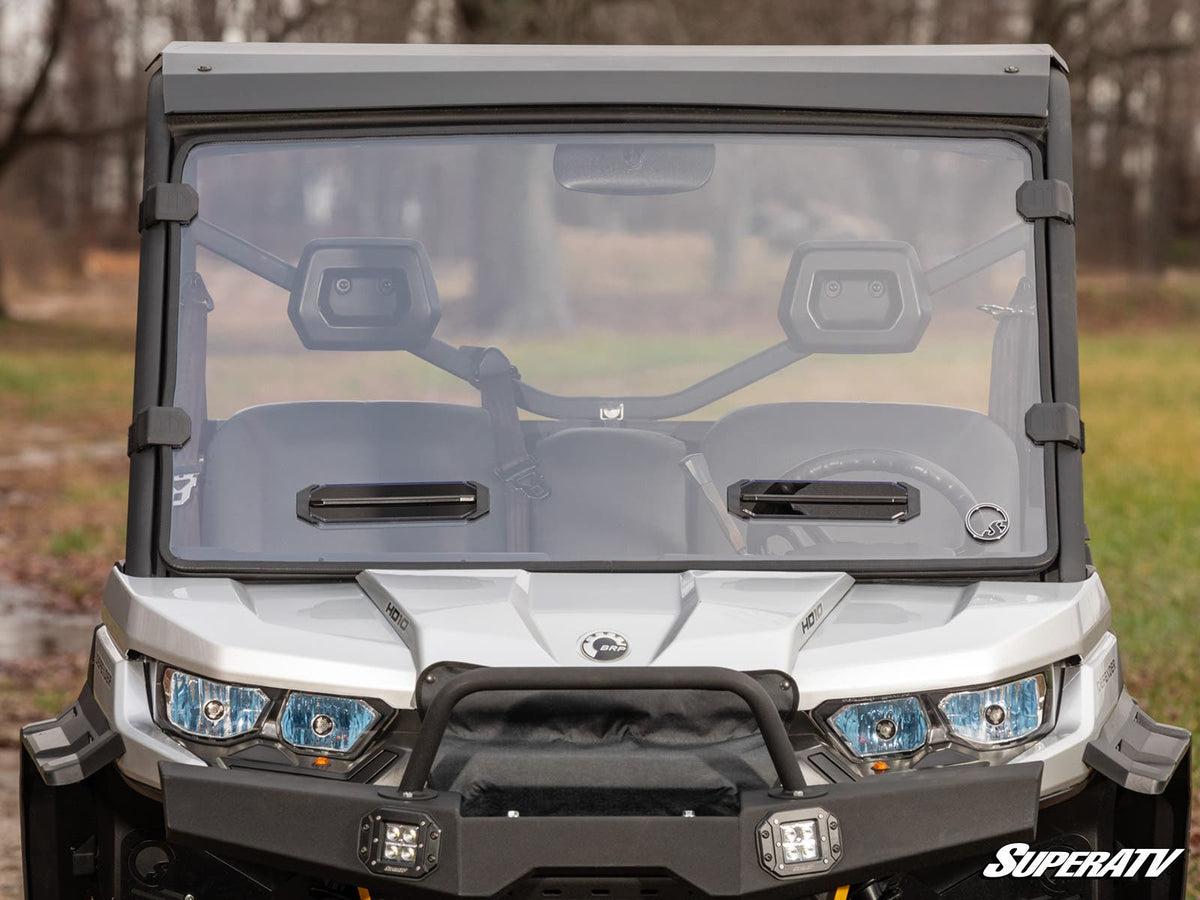 SuperATV HD7 Vented Full Windshield for Can-Am Defender - image 9