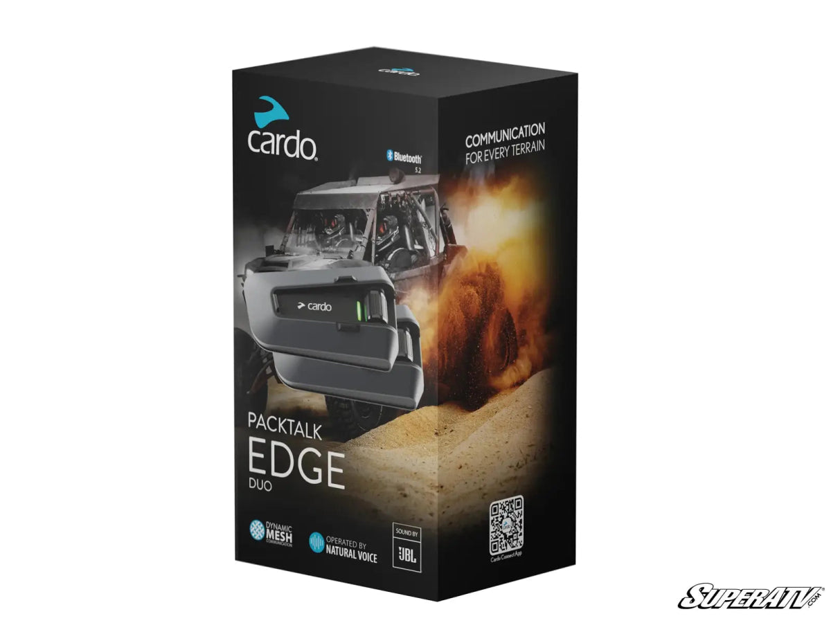 Cardo Packtalk Edge Bluetooth Intercom - Rad UTV Parts