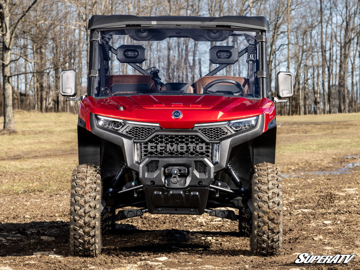 SuperATV CFMOTO UForce U10 Pro Scratch-Resistant Full Windshield - image 2