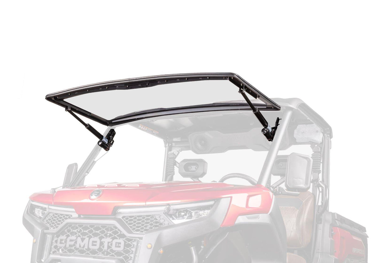 SuperATV MaxDrive Power Flip Windshield for CFMOTO U10 Pro