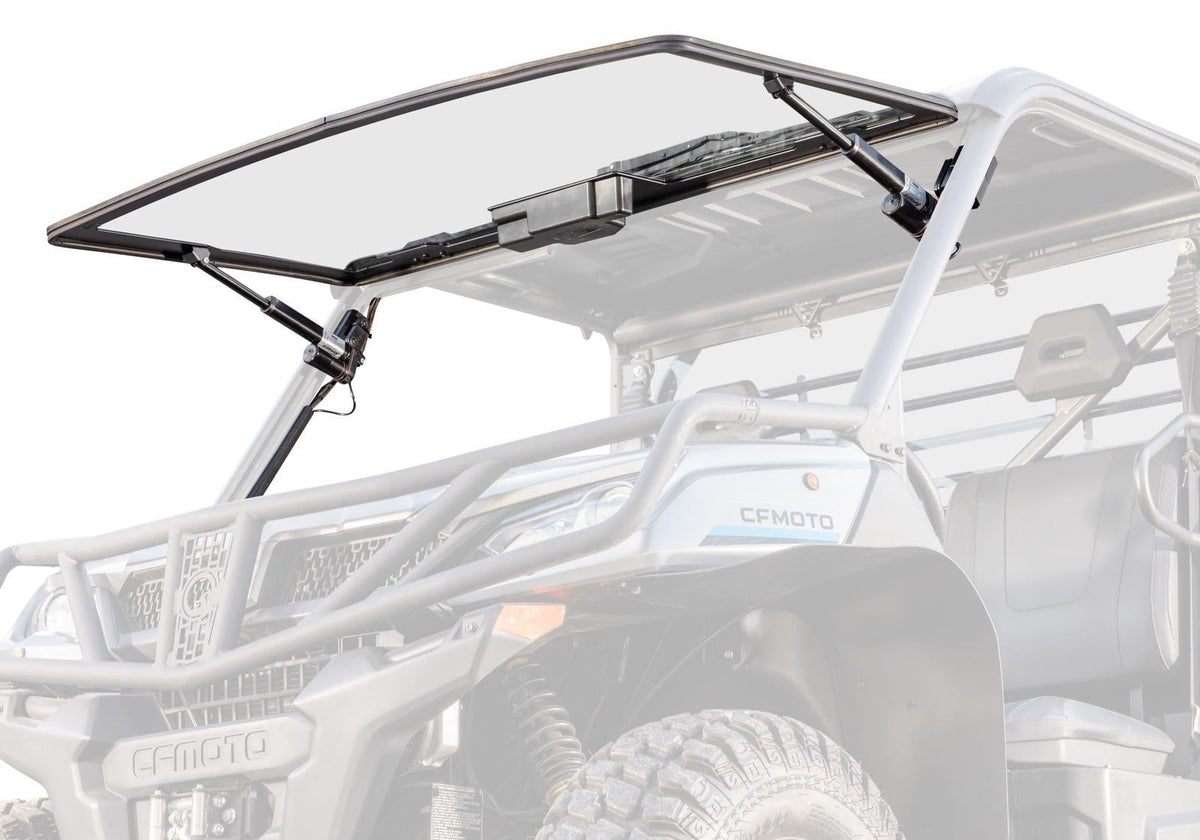 SuperATV MaxDrive Power Flip Glass Windshield for CFMOTO UForce 1000 - image 7