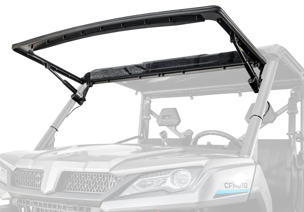 SuperATV MaxDrive Power Flip Windshield for CFMOTO UForce 1000