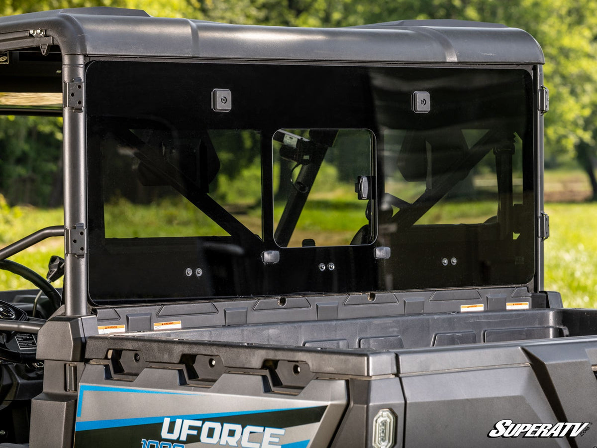SuperATV Glass Sliding Rear Windshield for CFMOTO UForce 1000 - image 3