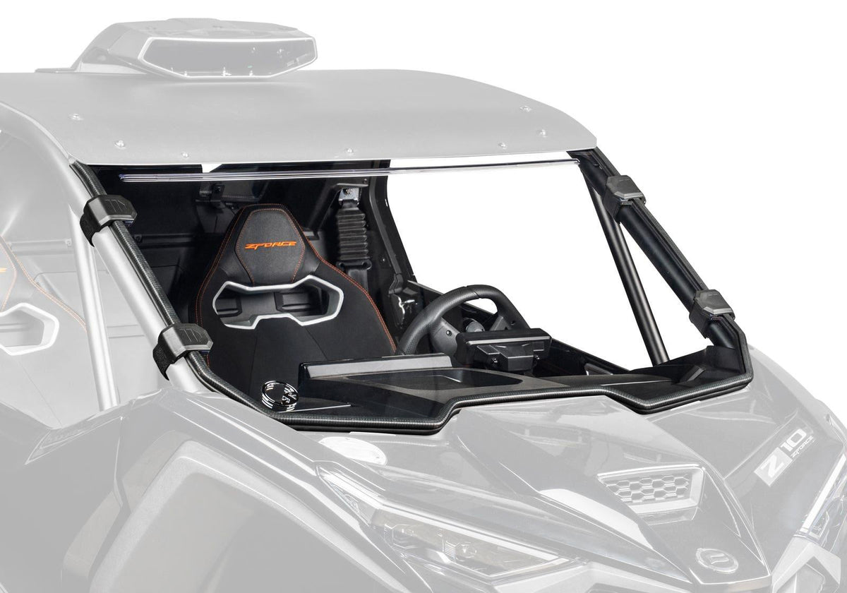 SuperATV Scratch-Resistant Full Windshield for CFMOTO ZForce Z10