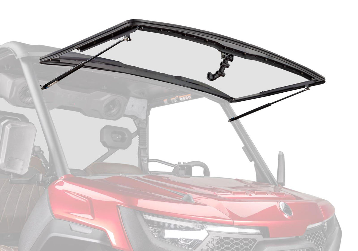 SuperATV CFMOTO UForce U10 Pro Scratch-Resistant Flip Windshield
