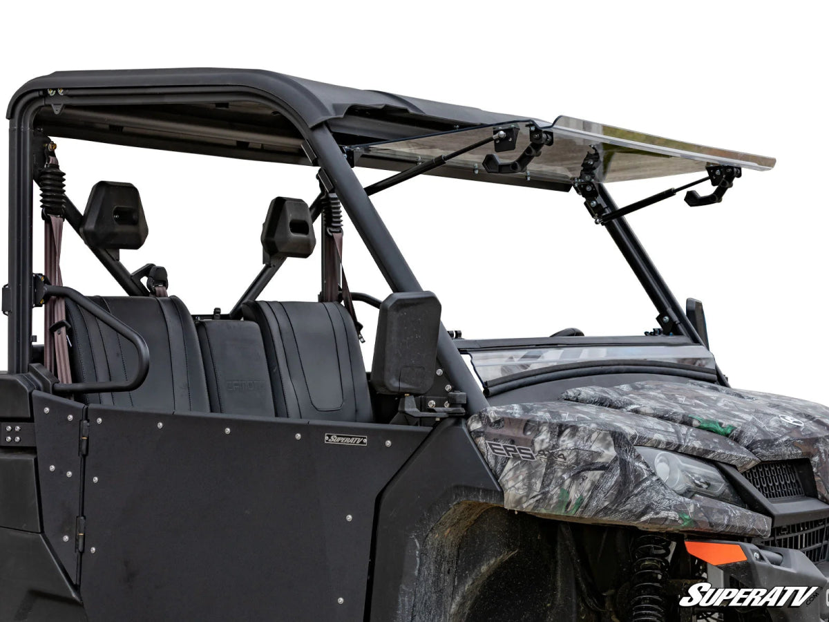 CFMOTO UForce 1000 Scratch Resistant Flip Windshield - Rad UTV Parts