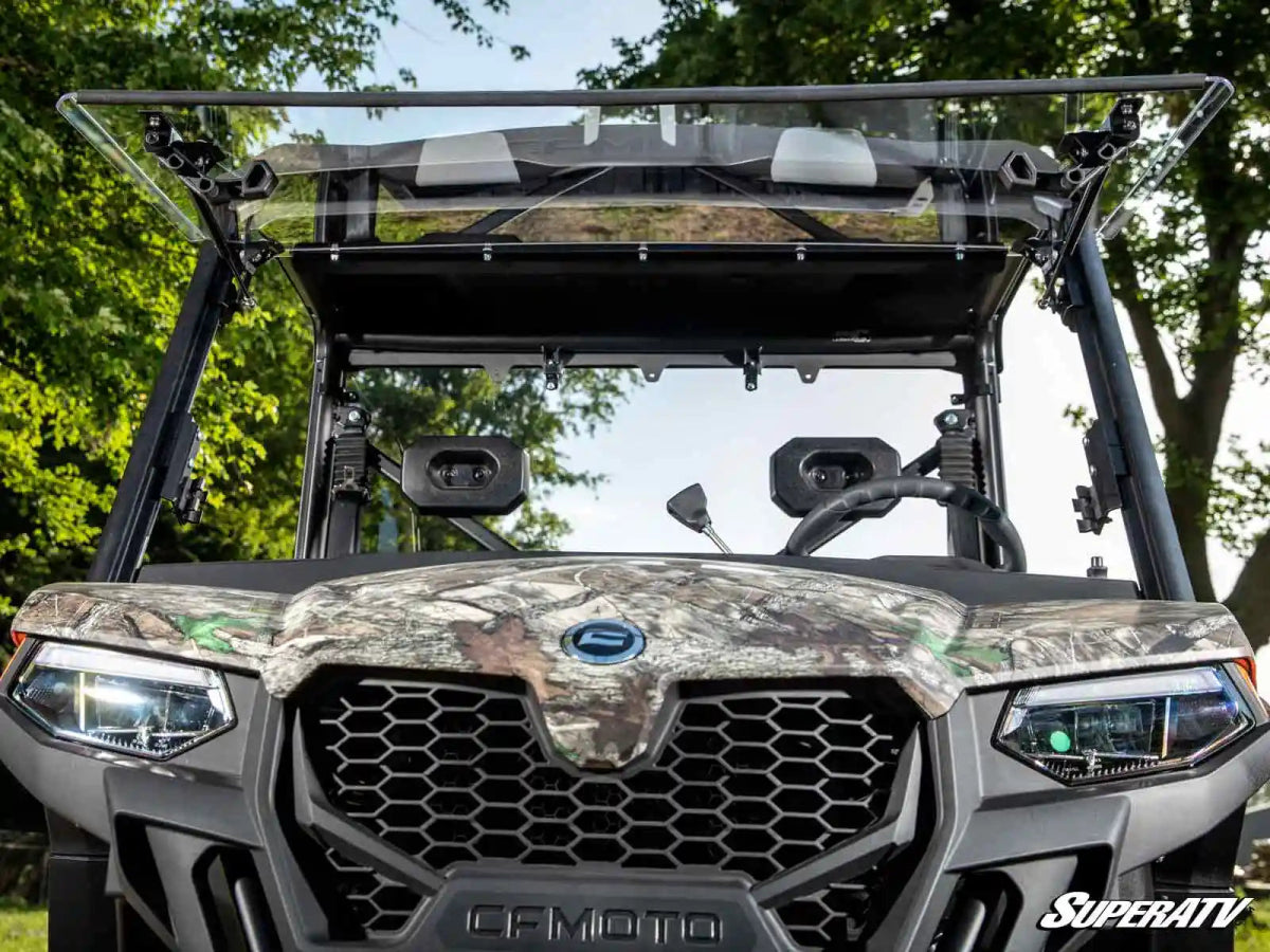 CFMOTO UForce 600 Scratch Resistant Flip Windshield | SuperATV - Rad UTV Parts