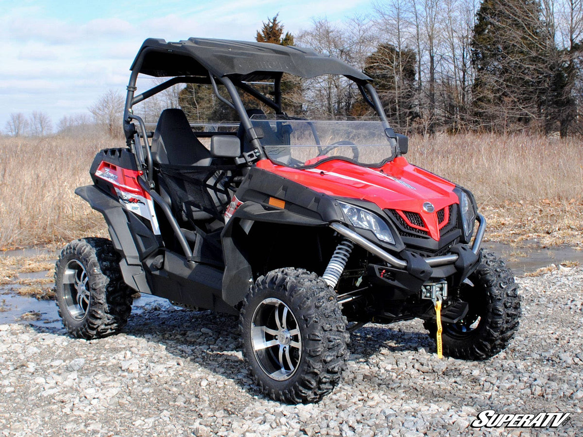 SuperATV Scratch-Resistant Half Windshield for CFMOTO ZForce 500 - image 2