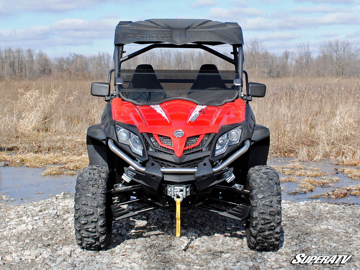 SuperATV Scratch-Resistant Half Windshield for CFMOTO ZForce 800 - image 5