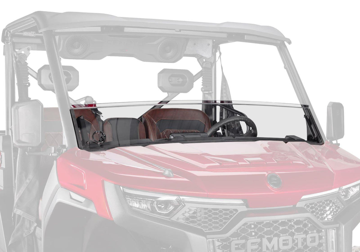 SuperATV CFMOTO UForce U10 Pro Half Windshield