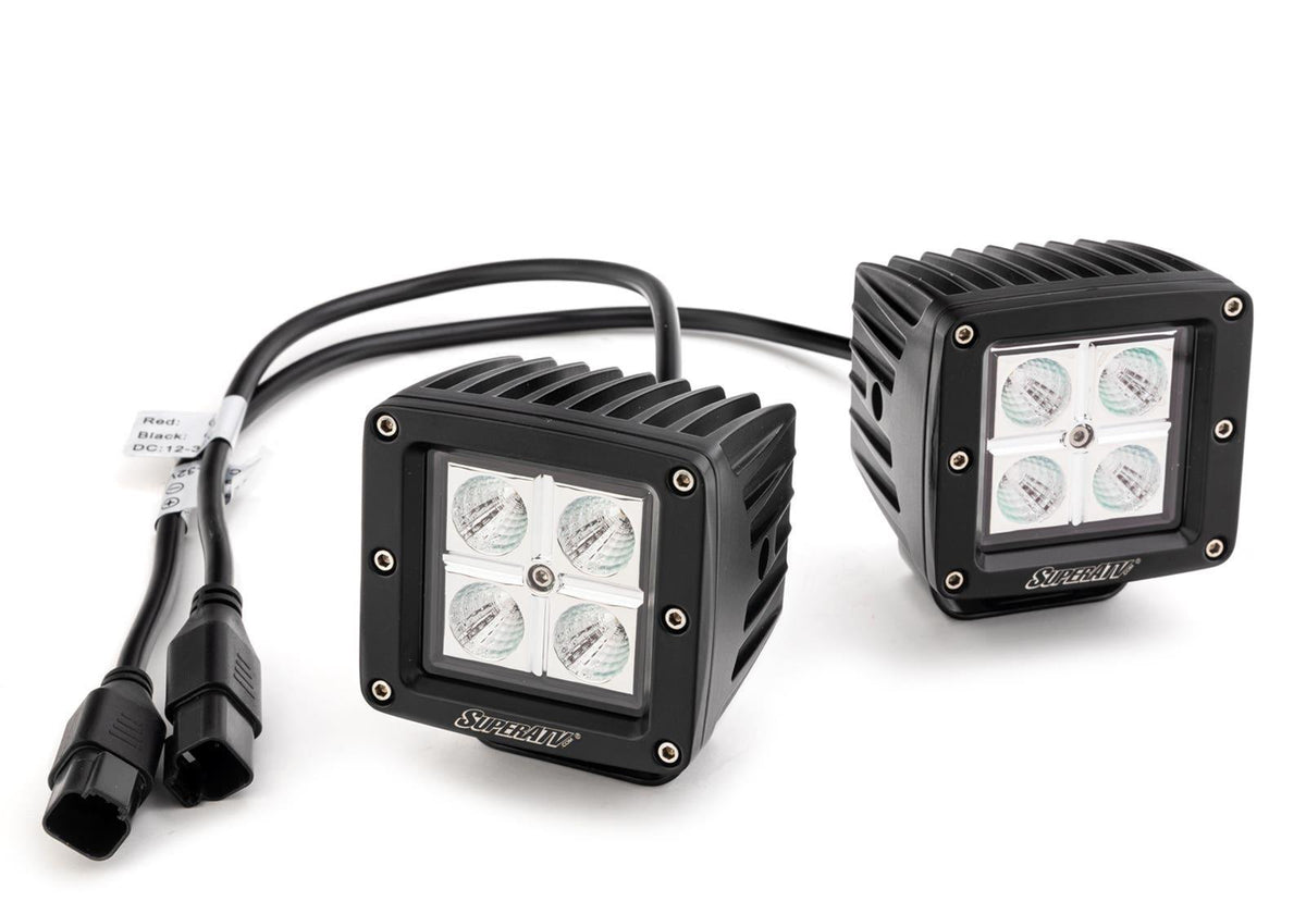 SuperATV Bobcat Rear-Facing LED Cube Lights