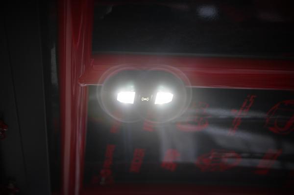 Dome Light with Billet Mount for 1.75” Tube - Rad UTV Parts