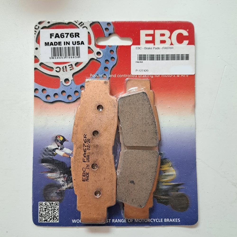 EBC FA676R front caliper set for listed Yamaha RMAX and YXZ1000R models; kit contains two sets