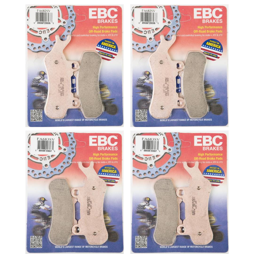 EBC SV Series Front & Rear Brake Pads (4 Sets) for Can - Am Maverick X3 - Rad UTV Parts