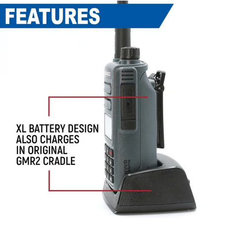 GMR2 Handheld Long - Lasting XL Battery with USB Charging Port - Rad UTV Parts