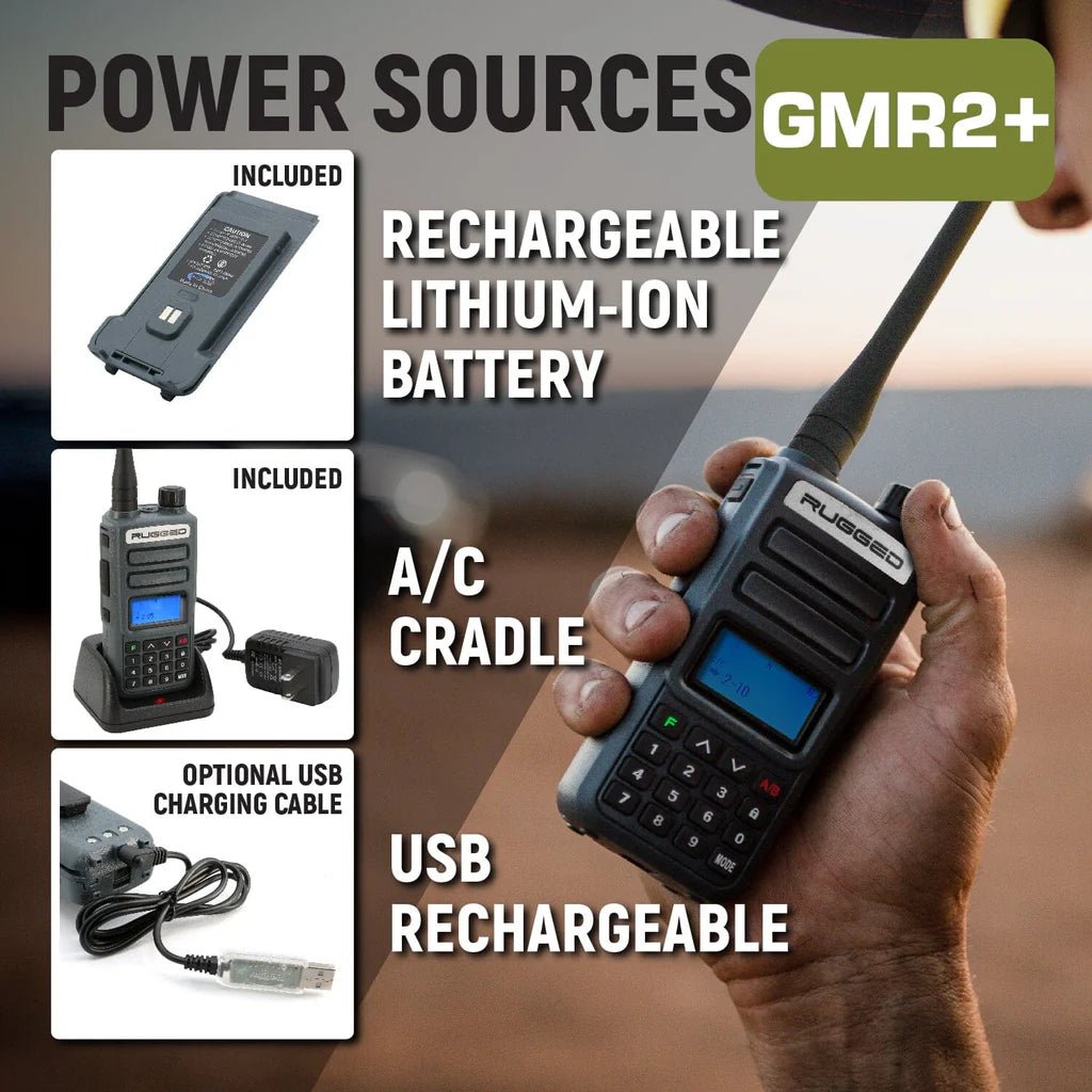 GMRS Handheld Radios Rugged Radios Dual Adventure Pack - Rad UTV Parts