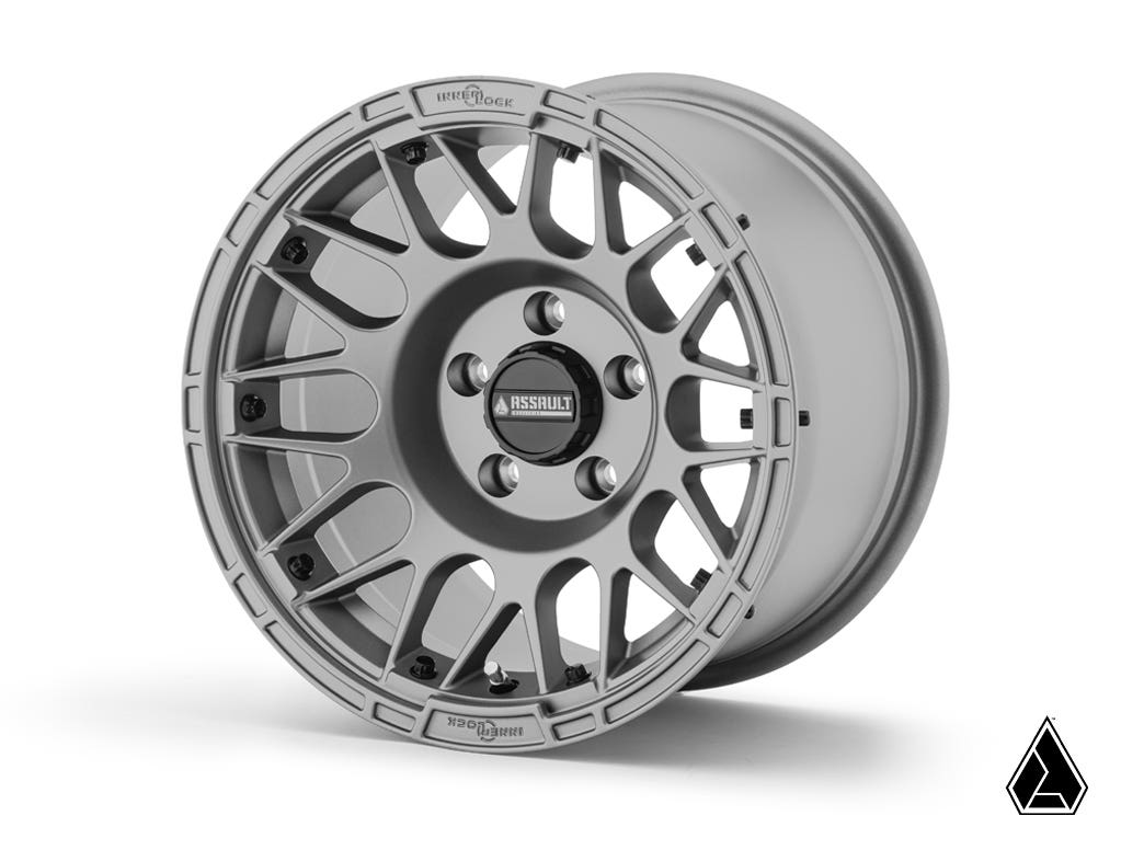 Standard XT Warrior Tires 30x10x15 on 15x10 Assault Industries Hellfire Matte Titanium Wheels 4/156 Pattern - image 4